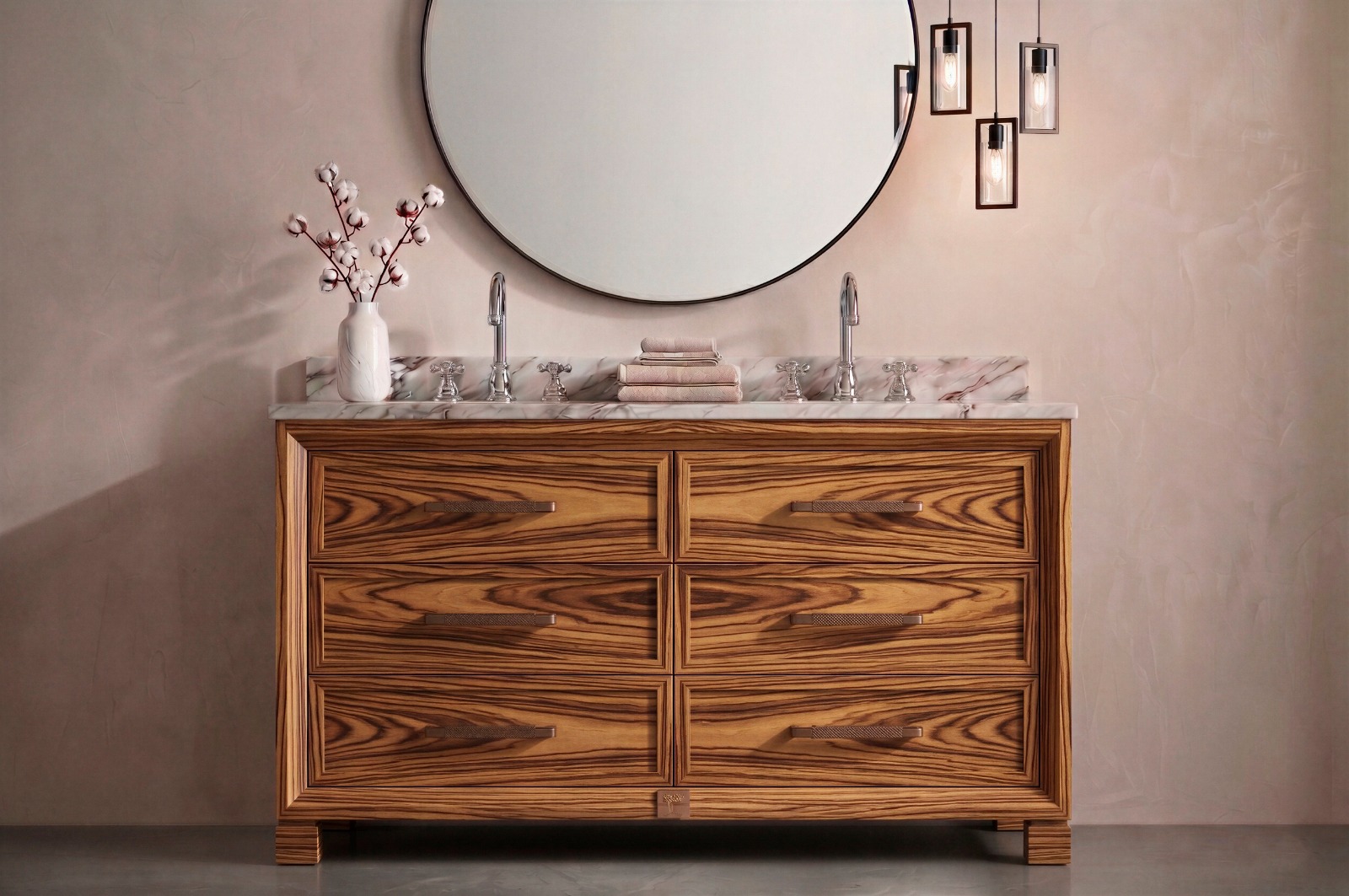 Anaq Artemisia vanity dark finish
